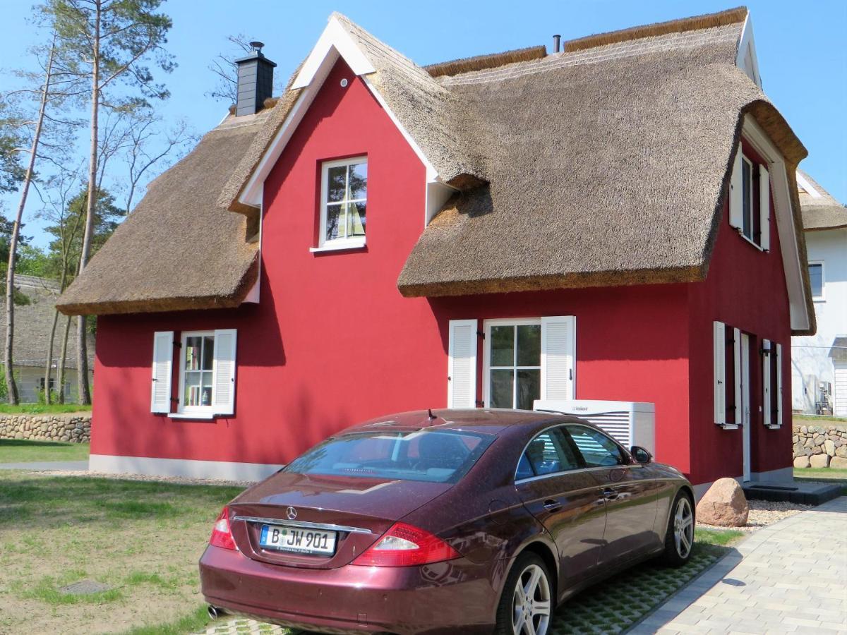 Reetdachhaus Am Haff Mit Sauna, Terrasse, Wlan Zirchow Zewnętrze zdjęcie